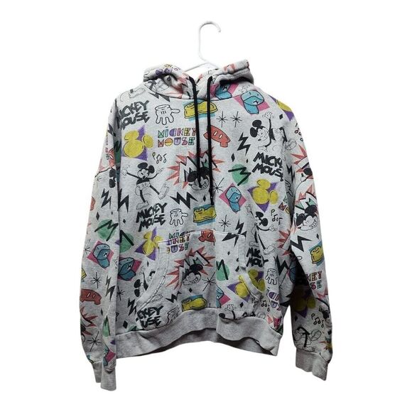Disney Artist Series Hoodie by Rafael Faria Mickey Mouse Allover Print M - Picture 1 of 10